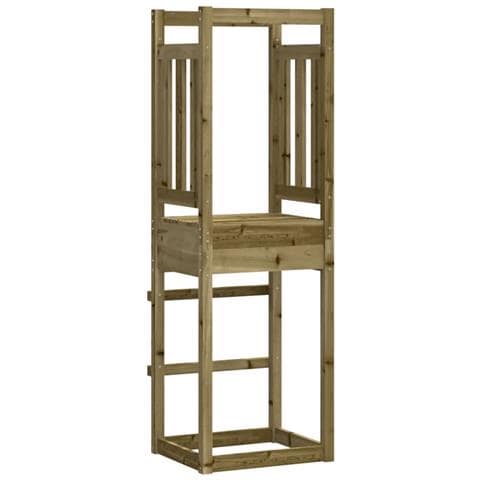 Torre Da Gioco 53x46,5x169 Cm In Legno Di Pino Impregnato - Foto 3