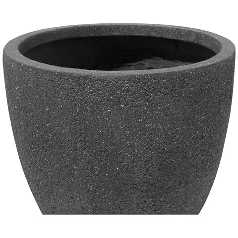 Vaso Per Piante Grigio Scuro 36 X 36 X 32 Cm Kannia - Foto 2
