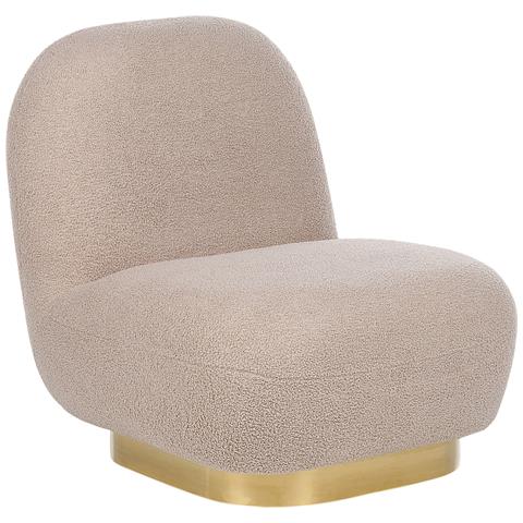 Poltrona Bouclè Beige Lovisa - Foto 2