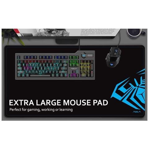 Tappetino Per Mouse Da Gioco Grande Mp-xl Superficie A Basso Attrito Veloce / Fondo Stabile In Gomma (90x40 Cm) - Foto 2
