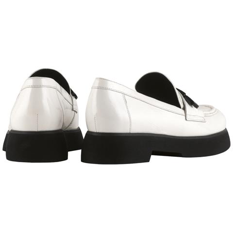 Cecil Loafers Mocassino Pelle Scarpe Donna Bianco Eu 41, 7-101635 0200 - Foto 3