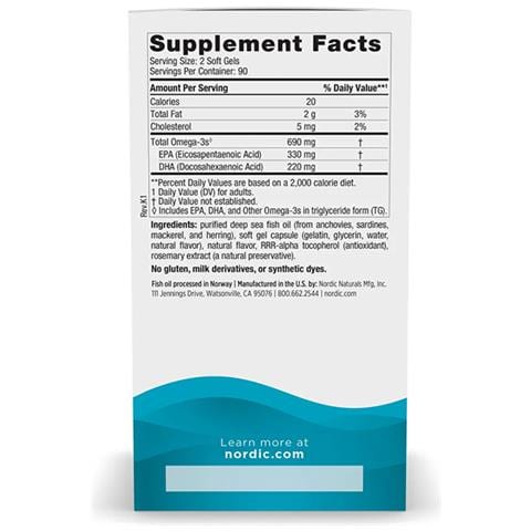 Omega-3 690 Mg 180 Capsule Morbide Gusto Limone - Foto 2