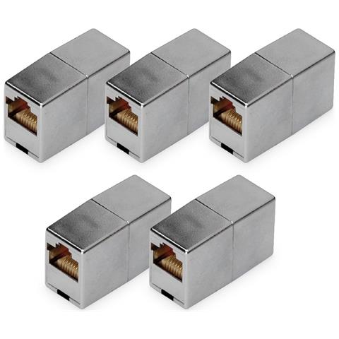 Accoppiamento modulare RJ45 CAT 5e, classe D - 5 pezzi - Foto 1