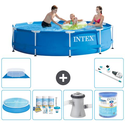 Piscina Fuori Terra - In Giro - 305x76 Cm - Blu - Include Accessori Coordinati A1526 - Foto 1