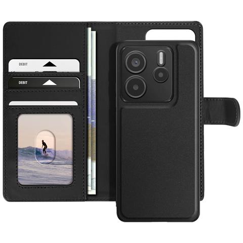 Custodia Per Xiaomi Redmi Note 14 5g Con Cover Rimovibile, Nero - Foto 1