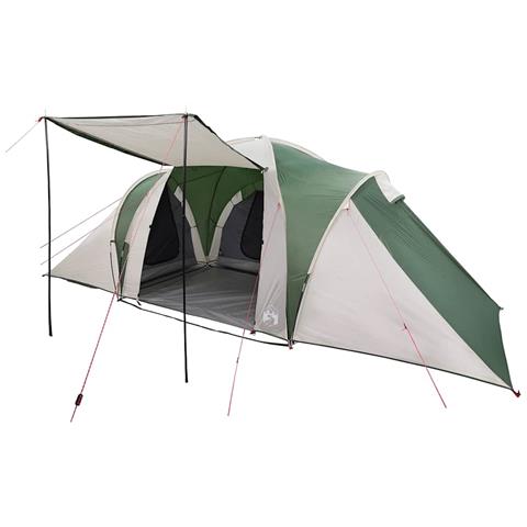 Tenda da Campeggio a Cupola per 6 Persone Verde Impermeabile - Foto 2