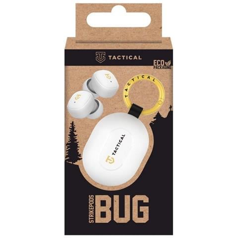 Auricolare Originale Bluetooth Stereo Bug Strikepods White Per Smartphone - Foto 2