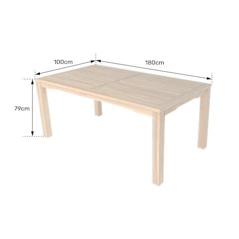 Tavolo In Teak 180cm Java - Foto 3