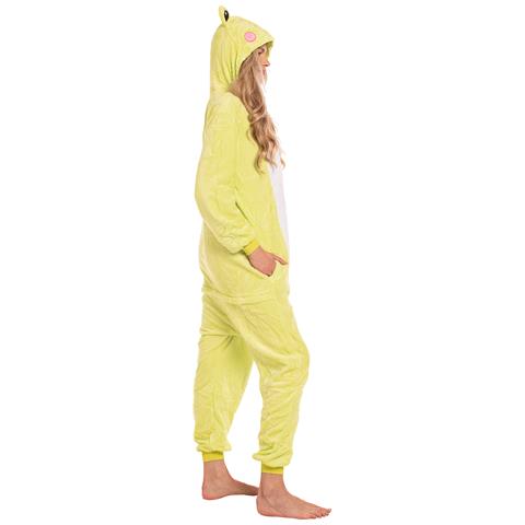 Pigiama Da Donna Tuta Kigurumi Onesie Costume Rana Verde 145-155 Cm S - Foto 2