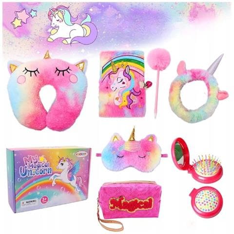 Set Cuscino E Diario Con Motivo Unicorno 6 Pezzi - Foto 2