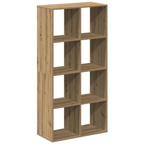 Libreria Divisorio Rovere Artigianale 69,5x29x137,5 Truciolato - Foto 1