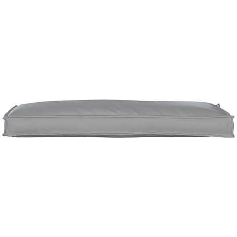 Cuscino per Pallet Grigio 110x40x8 cm Tessuto Oxford - Foto 2