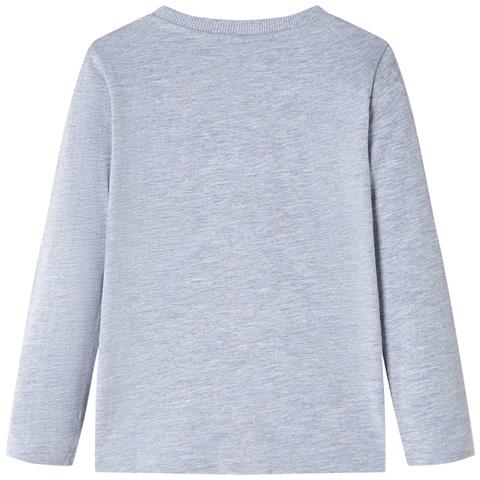 Maglietta Bambino a Maniche Lunghe Grigio Mélange 116 - Foto 2