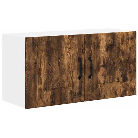 Pensile cucina Rovere fumé 80 x 31 x 40 cm Legno multistrato - Foto 1