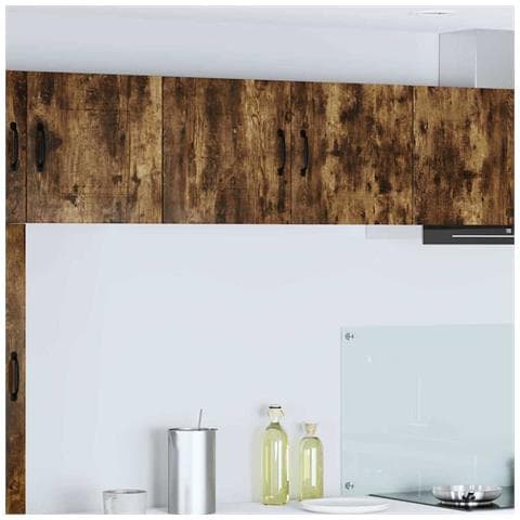 Pensile cucina Rovere fumé 80 x 31 x 40 cm Legno multistrato - Foto 2