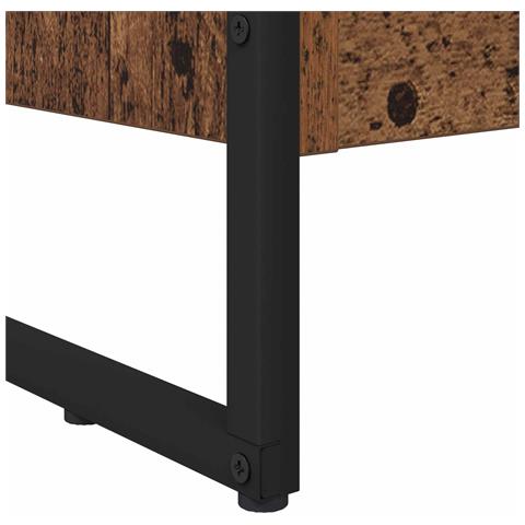 Armadio per Libri Legno vecchio 80 x 30 x 155 cm - Foto 9