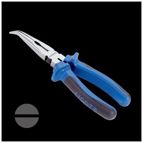 Pinza A Becco Angolata  140mm  Pinza A Becchi Mezzotondi Con Tagliente - Foto 1