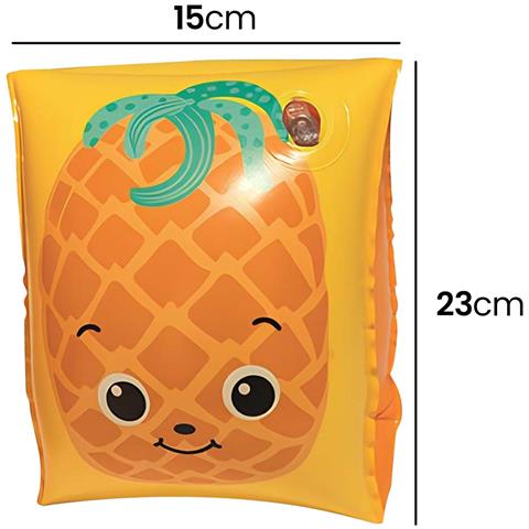 Braccioli Da Nuoto Per Bambini Con Motivo Ananas, Leggeri E Pratici, Arancione - Foto 5
