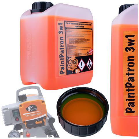 Set Di Manutenzione Per Aggregati Di Verniciatura - Olio Smoox 0,25l + Liquido 3in1 5l | Compatibile Con Graco, Wagner, Titan | Manutenzione Professionale - Foto 2