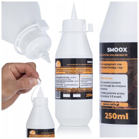 Set Di Manutenzione Per Aggregati Di Verniciatura - Olio Smoox 0,25l + Liquido 3in1 5l | Compatibile Con Graco, Wagner, Titan | Manutenzione Professionale - Foto 8