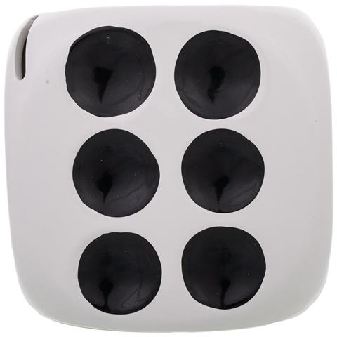 Salvadanaio A Dadi Bianchi 12,5x12,5x12,5h - Foto 2