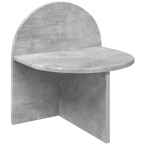 Comodino Grigio Cemento 40 x 35,5 x 45,5 cm - Foto 1