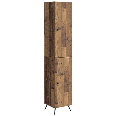 Set di armadi 2 pcs Legno antico Legno ingegnerizzato - Foto 1
