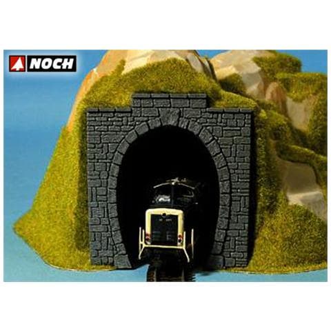 Portale tunnel binario singolo 11x11 cm (2 pz) HO - Foto 2