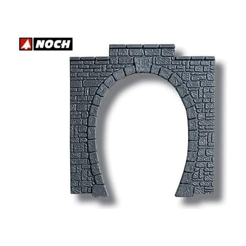 Portale tunnel binario singolo 11x11 cm (2 pz) HO - Foto 1