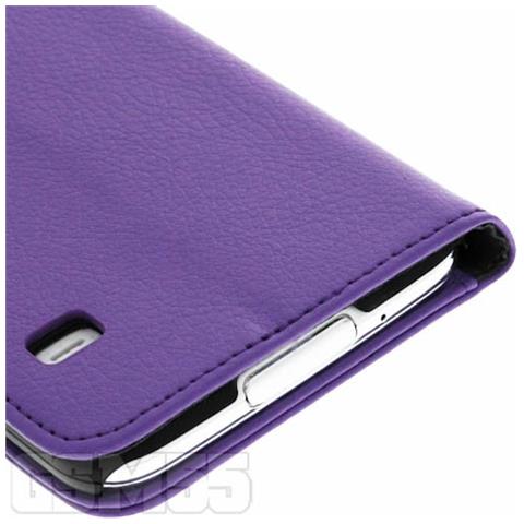 Custodia Portafoglio Stand Case Per Samsung Galaxy S5 E S5 New - Viola - Foto 10