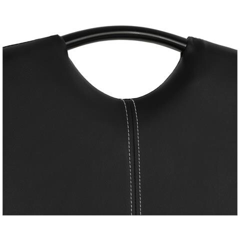 Sedie Da Pranzo 4 Pz In Similpelle 43x55x100 Cm Nero - Foto 8