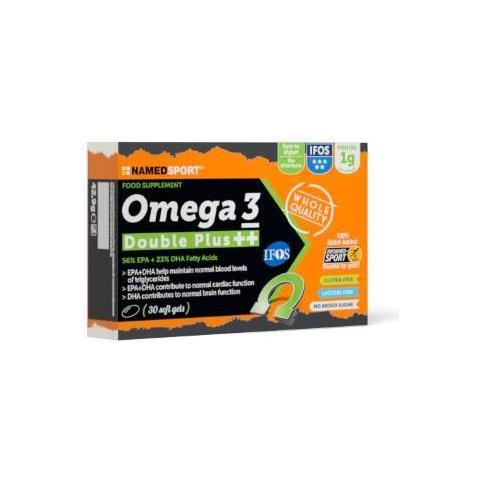 Namedsport Omega 3 Double Plus 30 Softgel Integratore - Foto 3