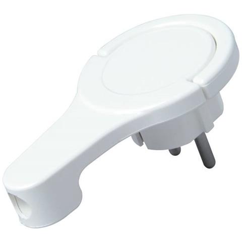 Spina Piatta Di Sicurezza 230 V Bianco Ip20 - Foto 1