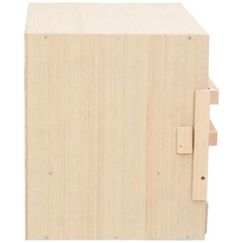 Casetta Cova per Galline 2 Scomparti 63x40x45 cm Legno di Pino - Foto 2