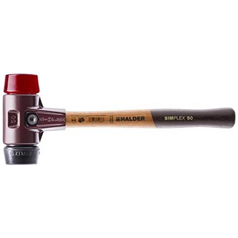 Erwin 3026.060 - martello D. 60 mm 1550 g Simplex Gomma / plastica Con Manico In Legno - Foto 1