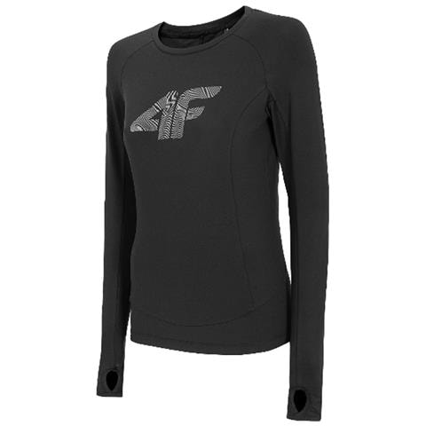 Women's Functional Longsleeve H4l20-tsdlf001-20s, Donna, Nero, Longsleeve, Numero: S Eu - Foto 1
