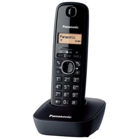 KX-TG1611FRH, DECT, Scrivania, Nero, LCD, AAA, Digitale - Foto 1