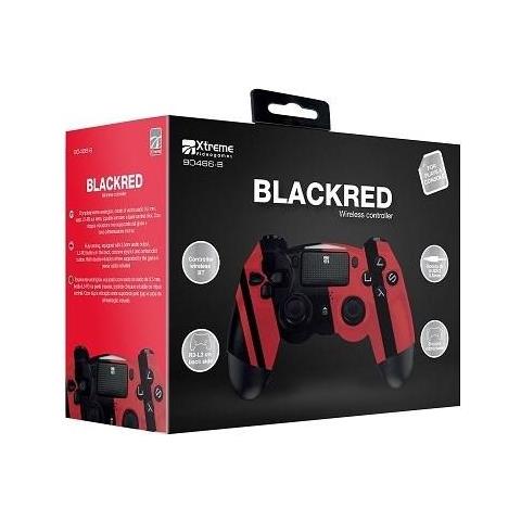 Gamepad Joypad Controller Wireless Bt Per Ps4 Rosso / nero (90466b)  - Foto 1