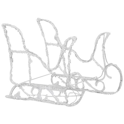 Decorazione Natalizia Renne e Slitta 320 LED Acrilico - Foto 9