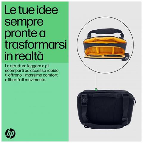 Creator Borsa Per Notebook Da 13.3' In Materiale Riciclato Con Tasche E Divisori Blu - Foto 3