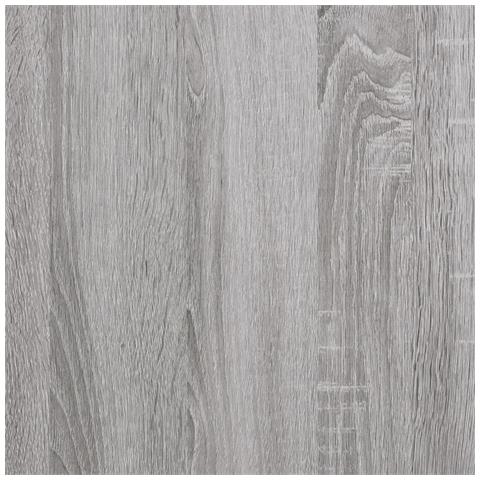 Mobile Porta Dischi Grigio Sonoma 84,5x38x89 Legno Multistrato - Foto 9