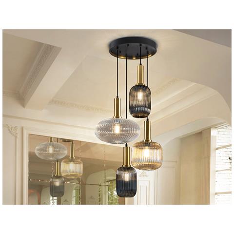 Lampada Norma 4l, Nero /ottone - Foto 2