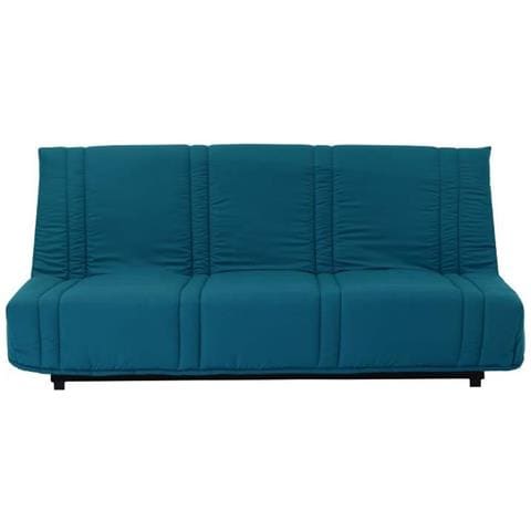 Divano Letto 3 Posti - Blu Anatra - 193 X 92 Cm - Lena - Foto 1