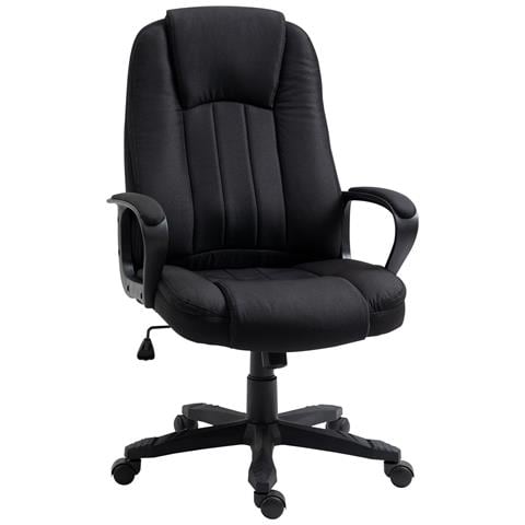 Poltrona Da Ufficio Massaggiante Ad Altezza Regolabile, 60x74x106-116cm, Nera - Foto 1