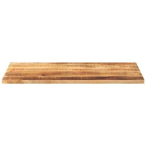 Piano Per Tavolo 100x60x1,5 Cm Rettangolare Legno Mango Grezzo - Foto 3