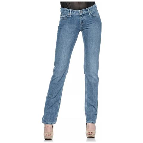 Jeans E Pantaloni In Cotone Azzurro - W30 - Foto 1