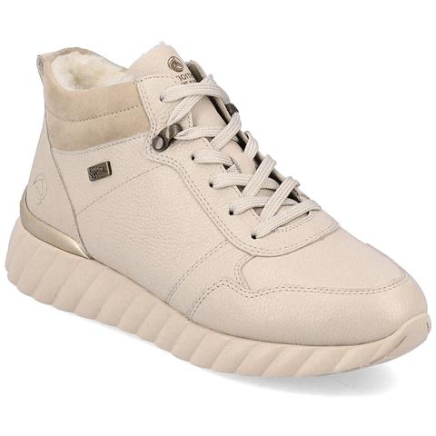Beige Casual Closed Booties Stivaletti Pelle Scarpe Donna Beige Eu 37, D5981-60 - Foto 1