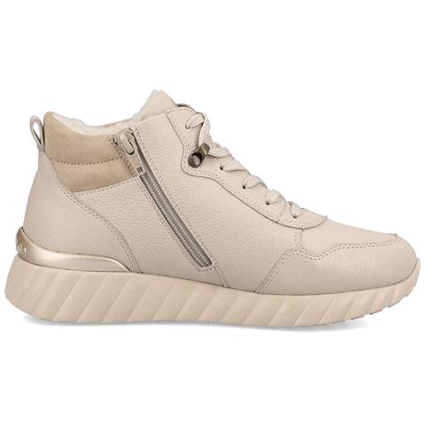 Beige Casual Closed Booties Stivaletti Pelle Scarpe Donna Beige Eu 37, D5981-60 - Foto 3