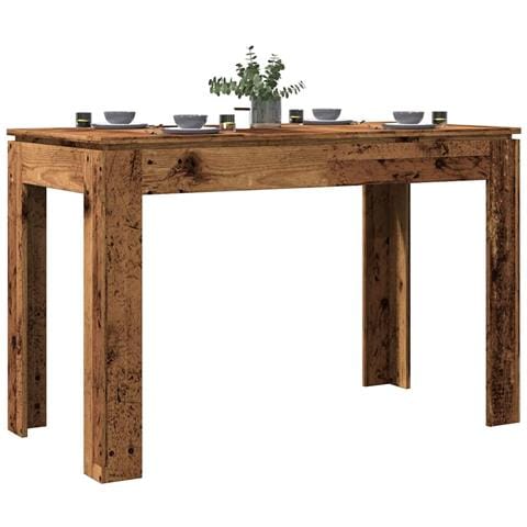 Tavolo Da Pranzo Legno Antico 120x60x76 Cm In Truciolato - Foto 2