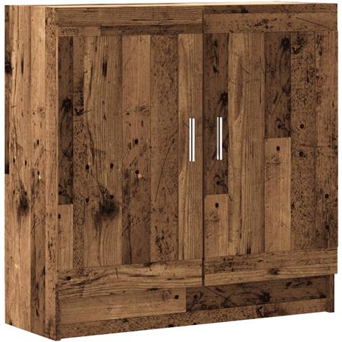 Libreria Legno Antico 82,5x30,5x80 Cm In Truciolato - Foto 2